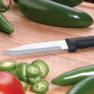 Rada Black Handle Serraded Paring Knife